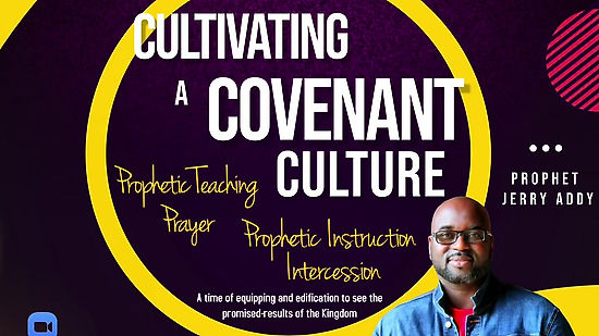 Cultivating a Covenant Culture Session #5 Clip